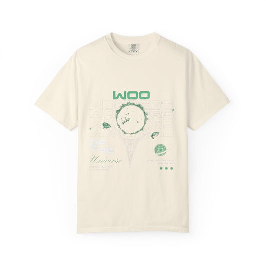 Garment-Dyed T-Shirt with 'WOO' Wonders design